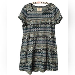 Old Ranch Denali Short Sleeve Dress in Nautilus Women’s size Large